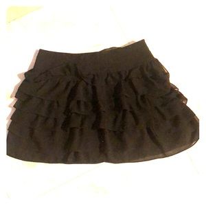 Chiffon ruffle skirt